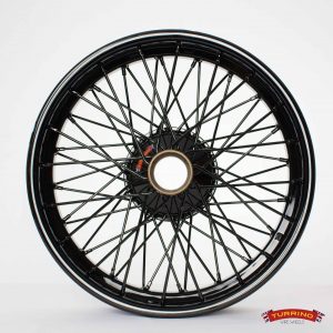 Alfa Romeo 8C2300 Steel wire wheel steel rolled edge black T21217