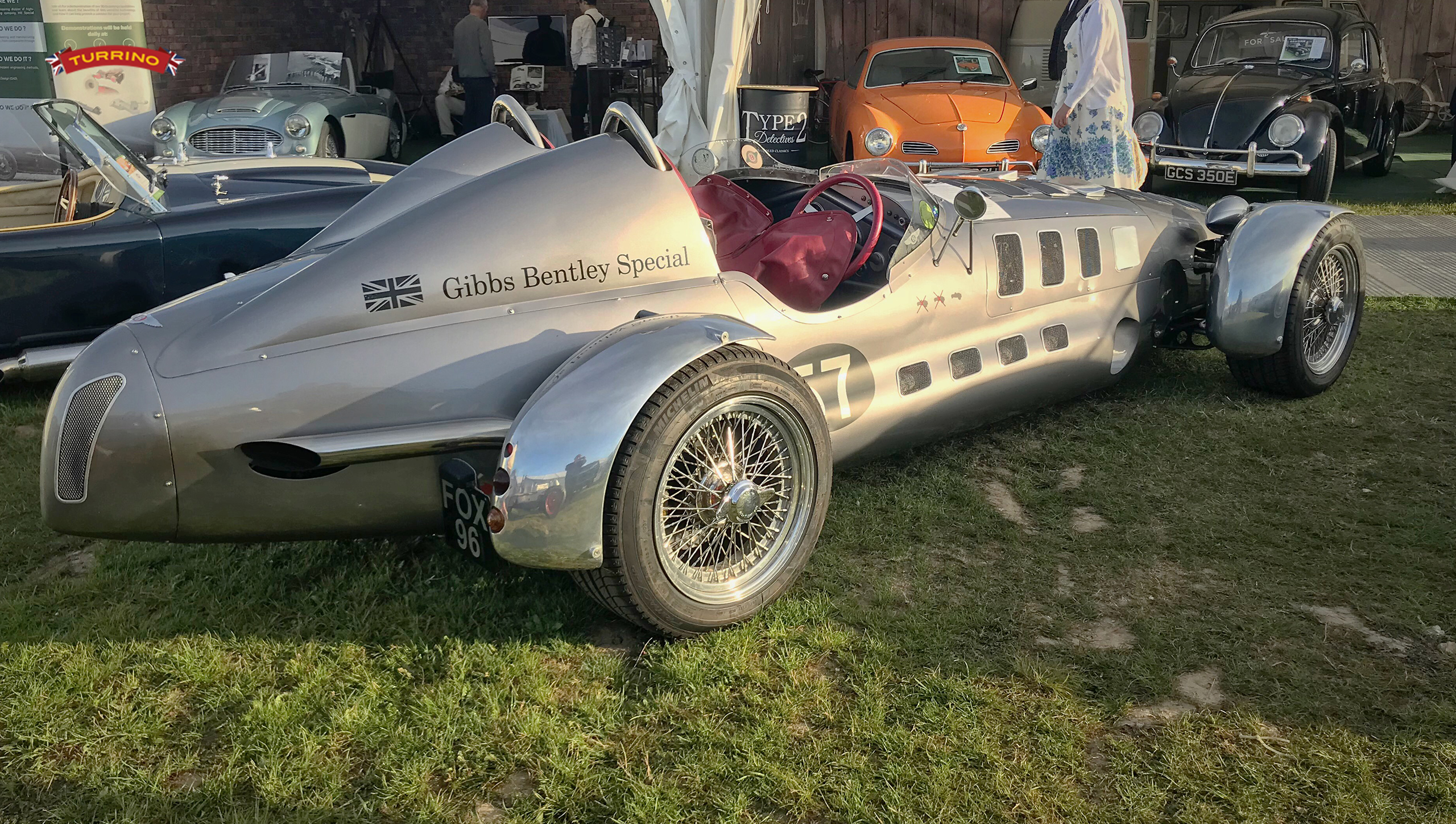 Gibbs Bentley Special wire wheels