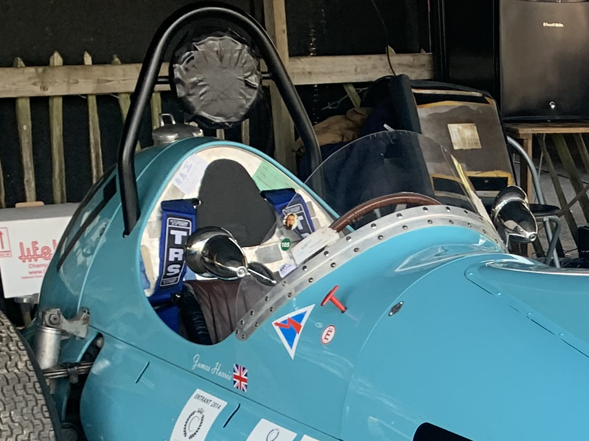 AC Bristol Monoposto cockpit