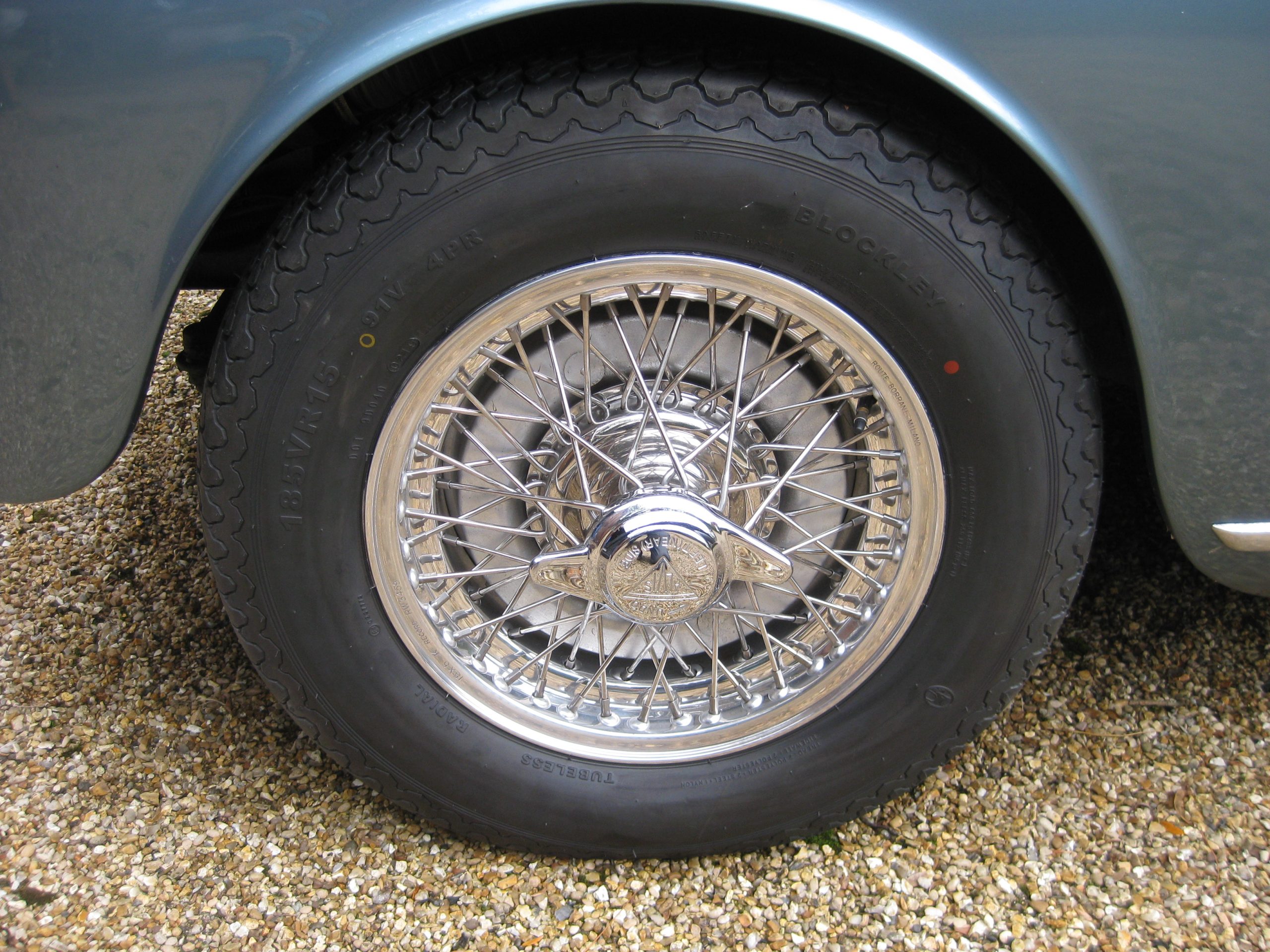 Alvis TC 108G Super 1958 bodied by Hermann Graber; alloy rims, stainless spokes and centres (4)