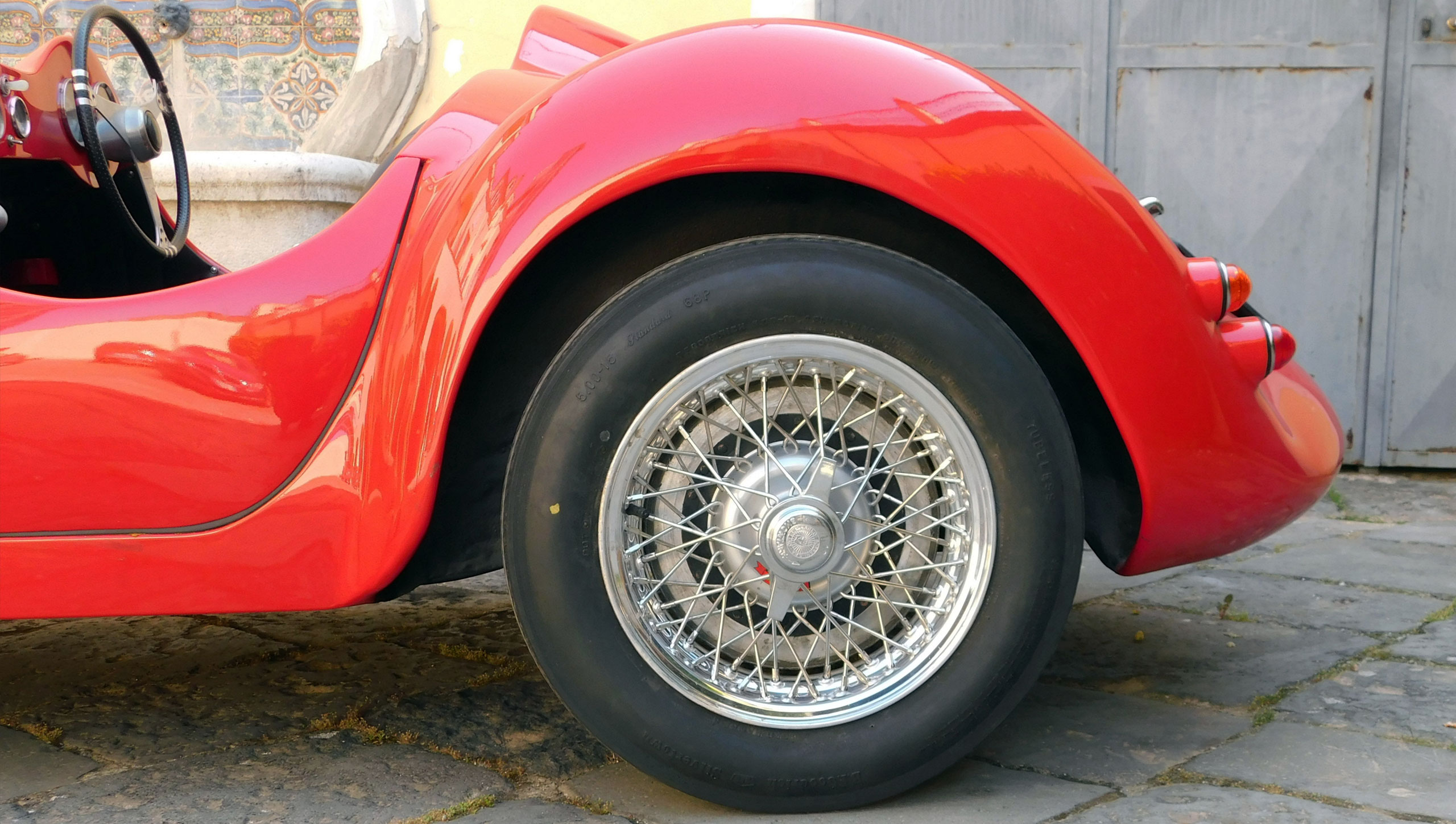 Fiat 1100 Sport 1953 wire wheel