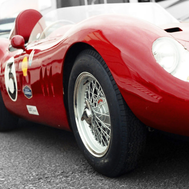 Maserati 300S wire wheels