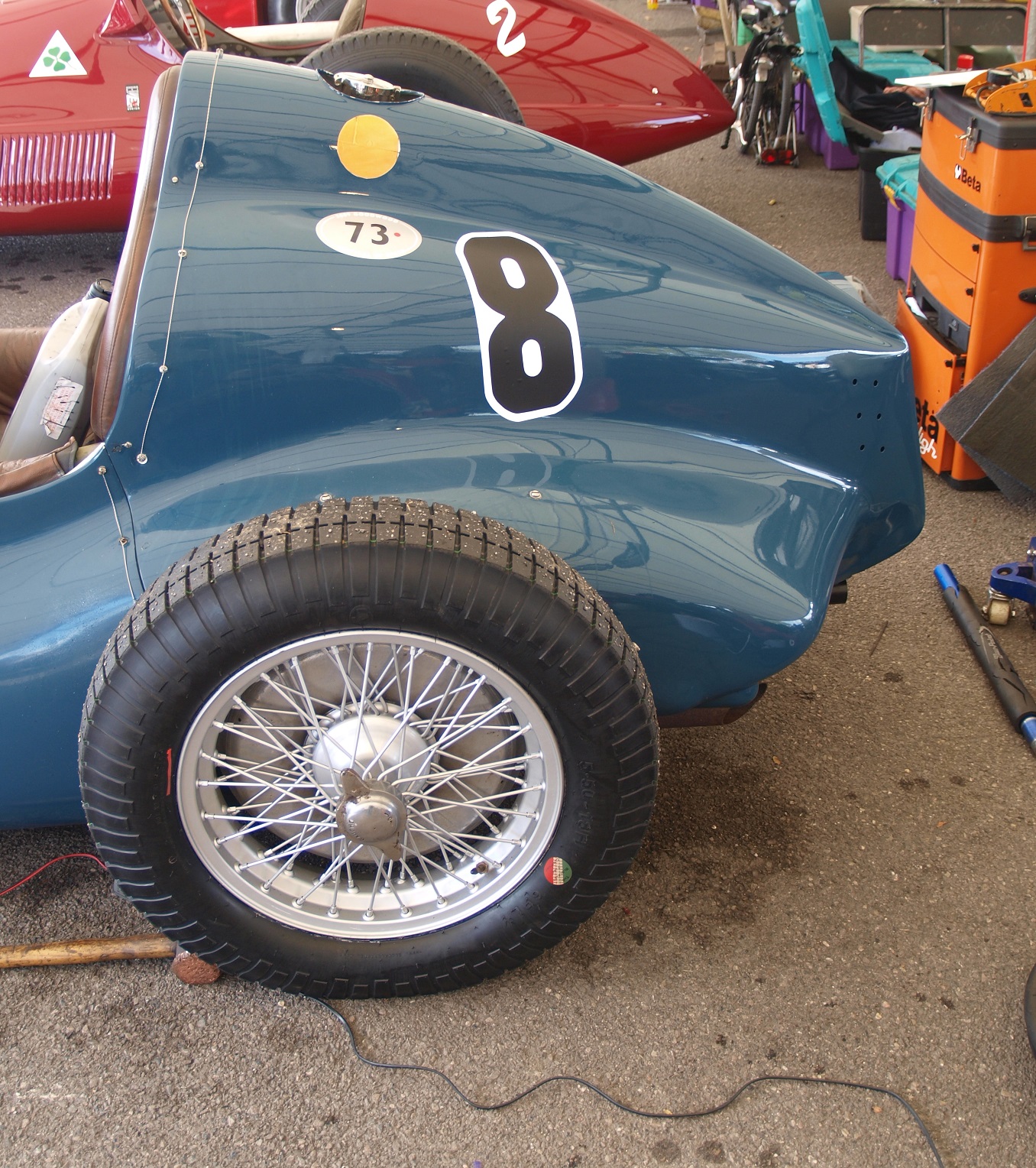 Bugatti Type 73C wire wheels