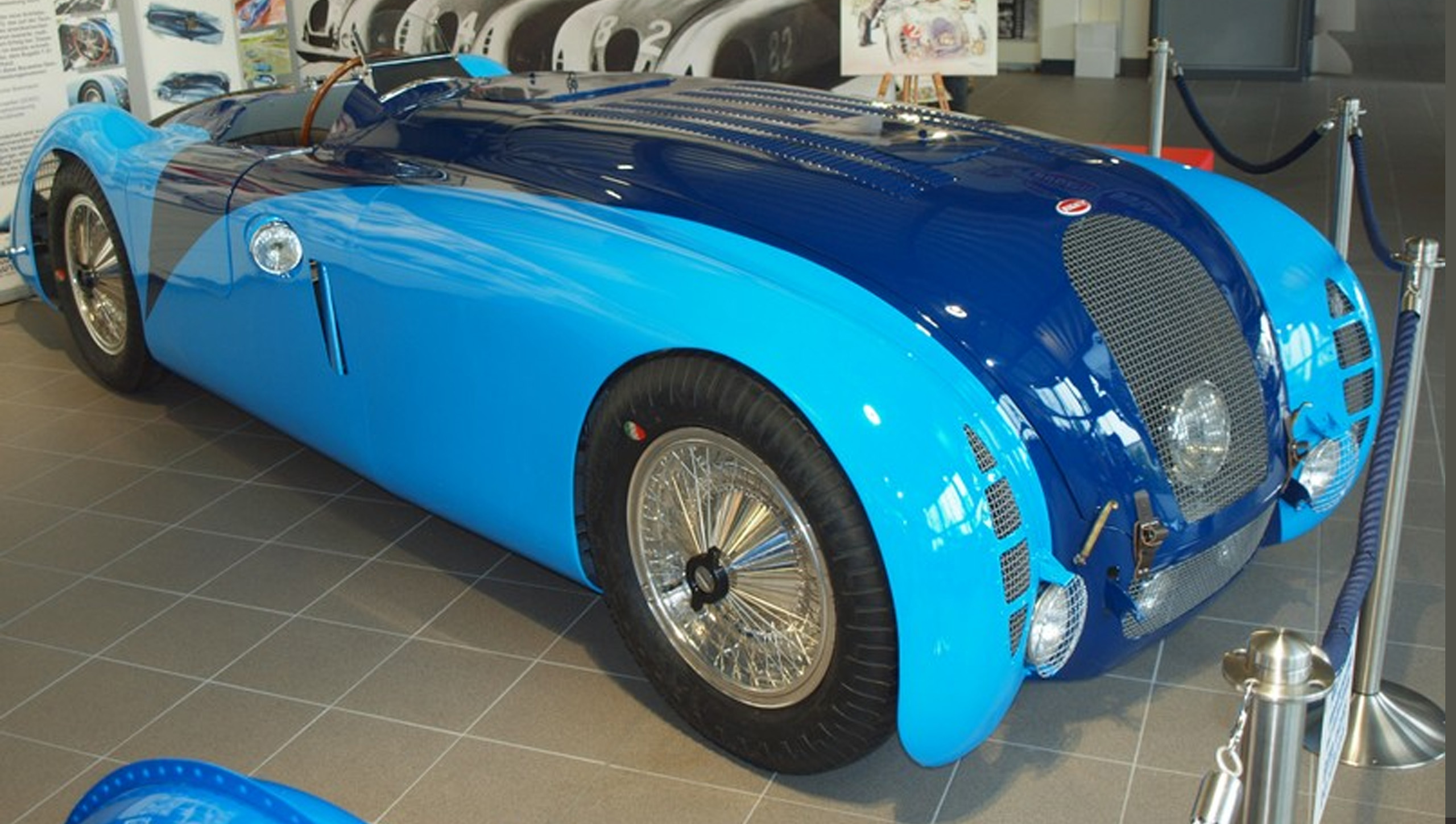 Bugatti T57G Tank wire wheels