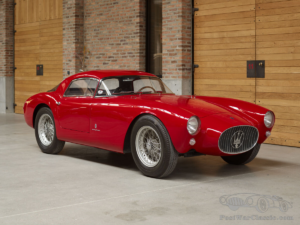 Maserati A6GCS Pininfarina on 4.5 & 5 x 16 silver Turrino wire wheels
